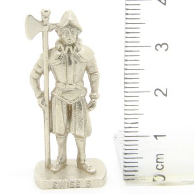 Ferrero Kinder Ü-Ei Soldatini Metallfiguren Die Schweizer Garde - K96 n78 Chrome