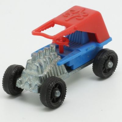 Ü-Ei Metallfiguren Dragster mit Metallboden Serie 1 EU 1981 - 4