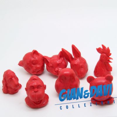EXK-GR1- Coprimatita Rosso Serie 8 personaggi