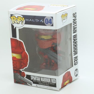 Funko Pop Gamese 04 Halo 4 2965 Spartan Warrior Red SCATOLA DA VISIONARE A