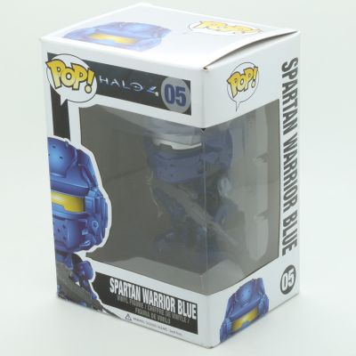 Funko Pop Gamese 05 Halo 4 2965 Spartan Warrior Blue SCATOLA DA VISIONARE A