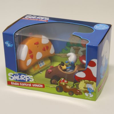 The Smurfs Goldie Mondo Toys Radio Control Vehicle SMR001 Sporty' Log Racer