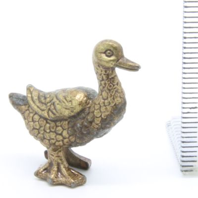 Ü-Ei-MF Haustiere - Ente - Messing