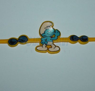 BRACCIALETTO PUFFO FORZUTO GIALLO