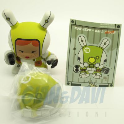 Kidrobot Vinyl Mini Figure - Dunny Post Apocalypse - UTMC Heavy Trooper Penny 1/16