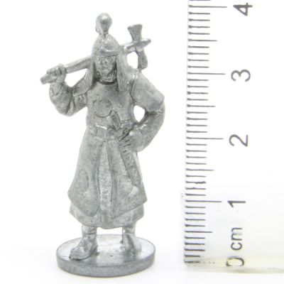 Ferrero Kinder Ü-Ei Soldatini Metallfiguren Krieger - 9F 40mm Zink