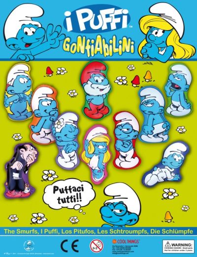 PUFFI GONFIABILINI SERIE COMPLETA