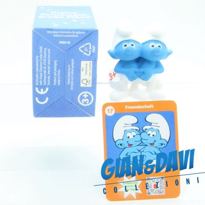 I Puffi McDonald's 2022 Schleich 17 Freundschaft Schlümpfe + Carta e Box