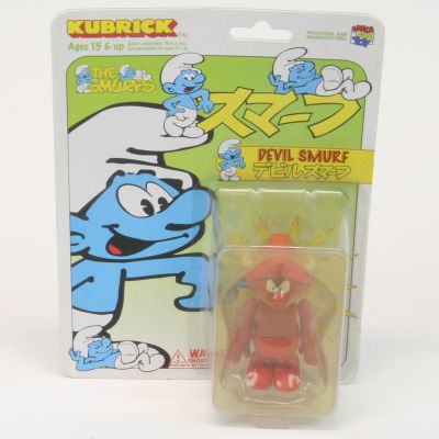 The Smurfs Medicom Toy Kubrick Series 3 Devil Smurf Puffi Puffo Peyo