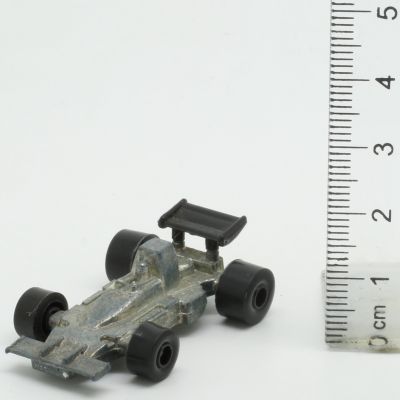 Ü-Ei Metallfiguren MEtall-Rennwagen mit Plastik-Heckspoiler D 1977 Ferrari 312 T