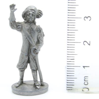 Ferrero Kinder Ü-Ei Soldatini Metallfiguren Musketiere - E25 35mm Eisen