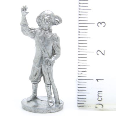 Ferrero Kinder Ü-Ei Soldatini Metallfiguren Musketiere - E25 35mm Eisen Light