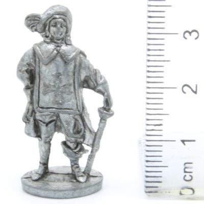 Ferrero Kinder Ü-Ei Soldatini Metallfiguren Musketiere - E26 35mm Eisen