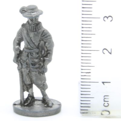 Ferrero Kinder Ü-Ei Soldatini Metallfiguren Musketiere - E28 35mm Eisen