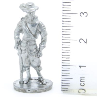 Ferrero Kinder Ü-Ei Soldatini Metallfiguren Musketiere - E28 35mm Eisen Light
