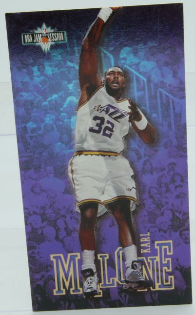 NBA 1995 Fleer Jam Session S4 Karl Malone Show Stopper Foil