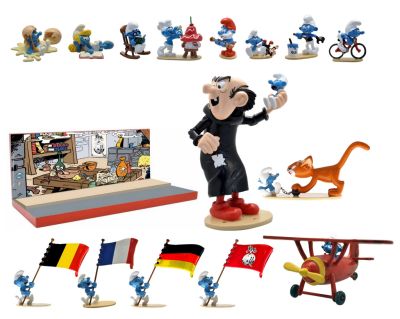 Pixi Les Schtroumpf Collection origine III Sat + Expositore
