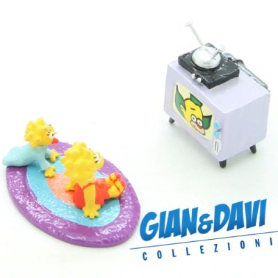 PP 2196 The Simpsons Maggie et Lisa + TV NoBOX