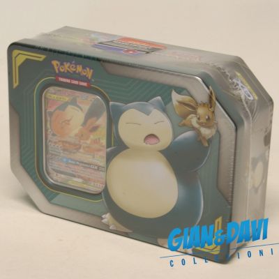 PKM_TCG_BB IT Eevee & Snorlax GX Tag Team Tin Ferro Sealed