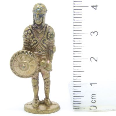 Ferrero Kinder Ü-Ei Soldatini Metallfiguren Ritter - 2 40mm Messing