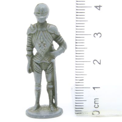 Ferrero Kinder Ü-Ei Soldatini Metallfiguren Ritter - 4 40mm Eisen Green