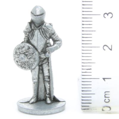 Ferrero Kinder Ü-Ei Soldatini Metallfiguren Ritter - C15 35mm Eisen Light