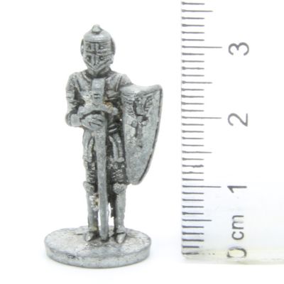 Ferrero Kinder Ü-Ei Soldatini Metallfiguren Ritter - C16 35mm Eisen