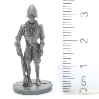 Ferrero Kinder Ü-Ei Soldatini Metallfiguren Ritter - C18 35mm Eisen