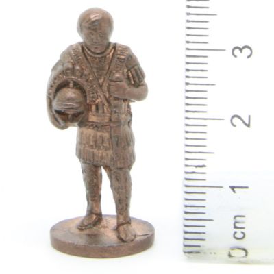 Ferrero Kinder Ü-Ei Soldatini Metallfiguren Romer - B10 35mm Kupfer Dark