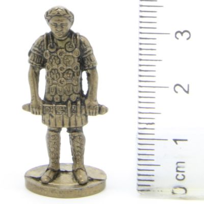 Ferrero Kinder Ü-Ei Soldatini Metallfiguren Romer - B8 35mm Messing