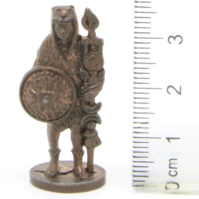 Ferrero Kinder Ü-Ei Soldatini Metallfiguren Romer - B9 35mm Kupfer Dark