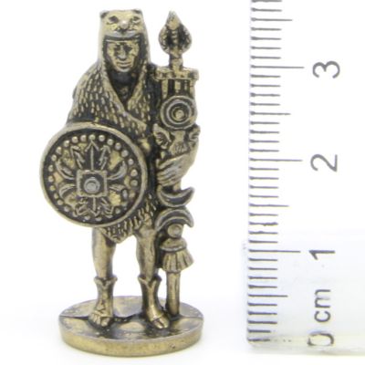 Ferrero Kinder Ü-Ei Soldatini Metallfiguren Romer - B9 35mm Messing