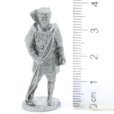 Ferrero Kinder Ü-Ei Soldatini Metallfiguren Samurai 1150 1600 - 6 40mm Eisen Light