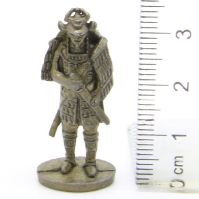 Ferrero Kinder Ü-Ei Soldatini Metallfiguren Samurai 1150 1600 - G38 35mm Messing Eisen