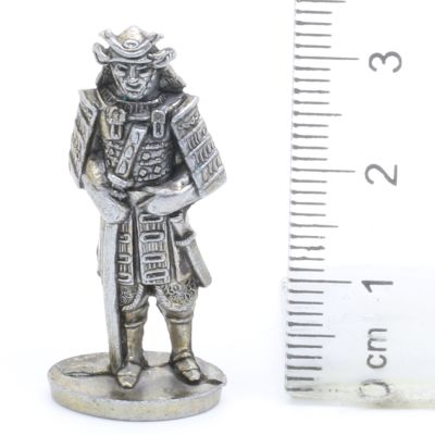 Ferrero Kinder Ü-Ei Soldatini Metallfiguren Samurai 1150 1600 - H48 35mm Messing Eisen