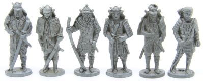 Ferrero Kinder Ü-Ei Soldatini Metallfiguren Samurai 1150 1600 - SAT 40mm Eisen