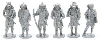 Ferrero Kinder Ü-Ei Soldatini Metallfiguren Samurai 1150 1600 - SAT 40mm Eisen Light