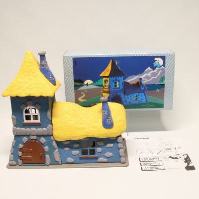 The Smurfs 4.9027 New Gargamel's Castle Castello Gargamella 1A Box 5 HEAD Night