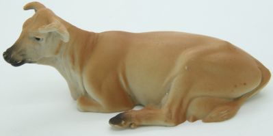 Schleich Farm Life 13201 Brown Cow Lying B