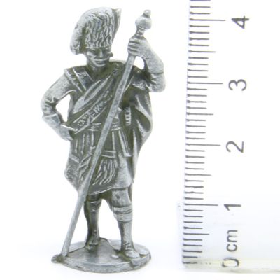 Ferrero Kinder Ü-Ei Soldatini Metallfiguren Schotten 1850 1908 - 4 40mm Eisen Dark