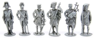 Ferrero Kinder Ü-Ei Soldatini Metallfiguren Schotten 1850 1908 - SAT 40mm Eisen