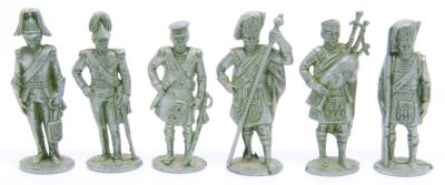 Ferrero Kinder Ü-Ei Soldatini Metallfiguren Schotten 1850 1908 - SAT 40mm Eisen Green