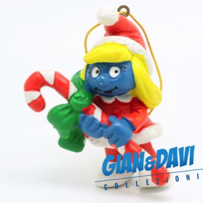 The Smurfs Schleich 5.1912 Smurfette with Candy Cane PO82 (A)