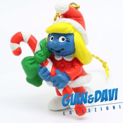 The Smurfs Schleich 5.1912 Smurfette with Candy Cane PO82 (B)