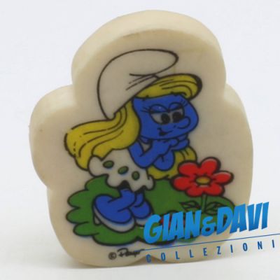 SM_ST_GO W Rubber Eraser Smurfette