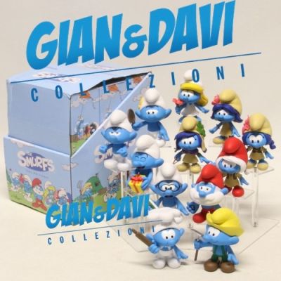 Smurf Smurfs Collectormates PopLife Global Sat 1 with Normal Smurfette
