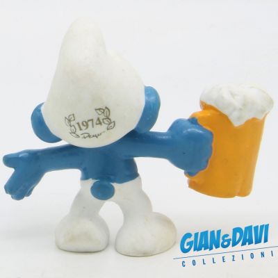 Smurfs Promotional Jubilee 1974 Beer B