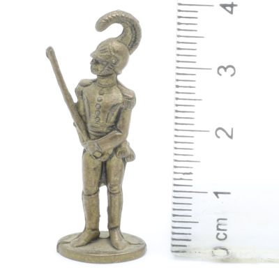 Ferrero Kinder Ü-Ei Soldatini Metallfiguren Soldaten 18-19 - 6 40mm Messing