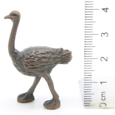 Ü-Ei-MF Tiere - Strauss - Bruniert