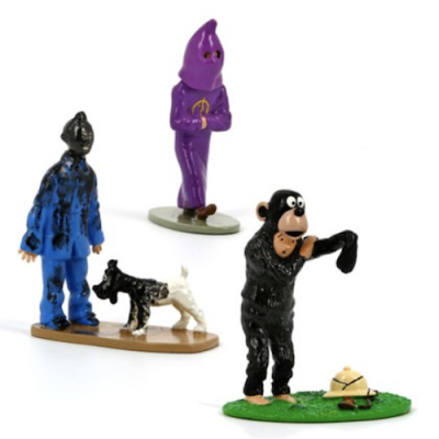 Tintin Figurines en Alliage 46220 Tintin triptych